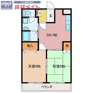 グランデ【3階】の間取り