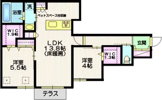 仮称 平井1丁目メゾン【1階】の間取り