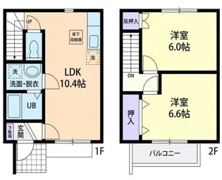 Aubergine(オーベルジーヌ)の間取り