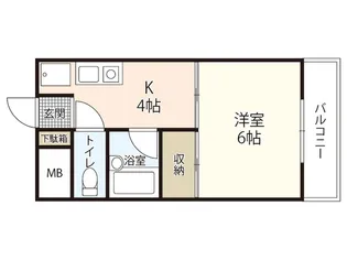 森本第5ビル【2階】の間取り