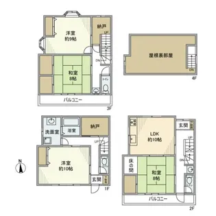 埼玉県川口市大字東本郷【一戸建】の間取り