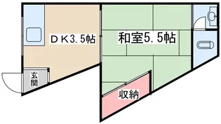 エル東三国【2階】の間取り