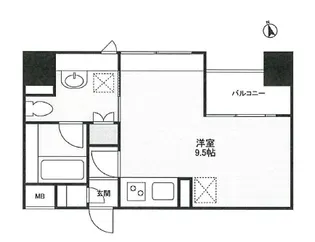 グランカーサ新宿御苑【6階】の間取り