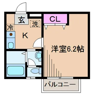 神奈川県横浜市神奈川区片倉4【アパート】の間取り