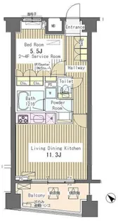 グレースレジデンス東京【9階】の間取り