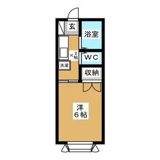 パステルドゥU【1階】の間取り