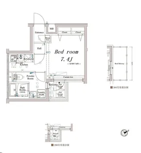 アークマーク東中野【3階】の間取り