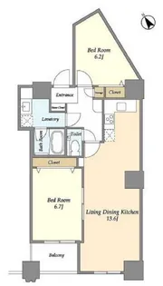 LaSante池田山【11階】の間取り