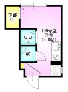 VILLEST 中野【1階】の間取り