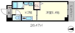 グラニーレ聚楽【2階】の間取り