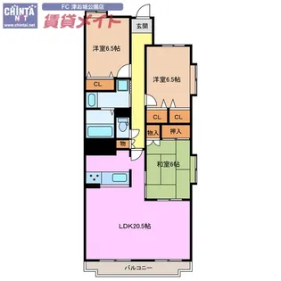 ドムス喜兵衛 風の棟【1階】の間取り