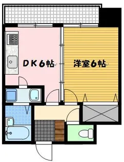 クオーレ中川【2階】の間取り