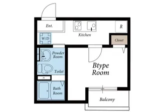 moe-lea【1階】の間取り