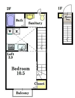 パークコート中落合【2階】の間取り