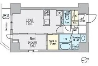クレストコート上野【8階】の間取り