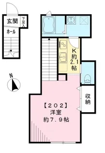 サニーヒルズ【2階】の間取り