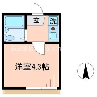 東京都足立区中川3【アパート】の間取り