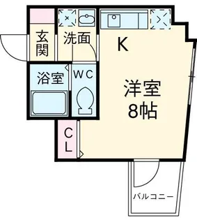 TSパル【8階】の間取り