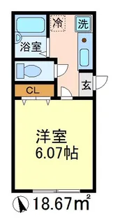 東京都世田谷区赤堤2【マンション】の間取り