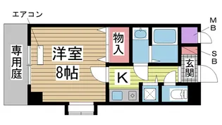 ドール魚崎【2階】の間取り