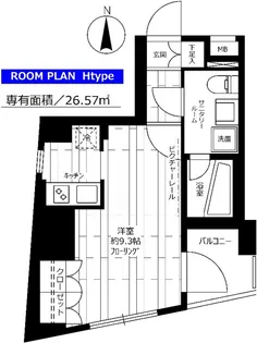 ステージファースト方南町アジールコート【4階】の間取り