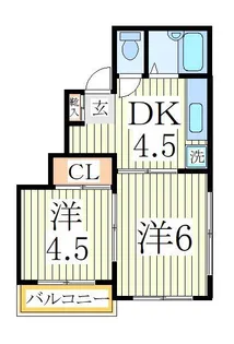 キャビンV【2階】の間取り