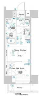東京都葛飾区白鳥1【マンション】の間取り