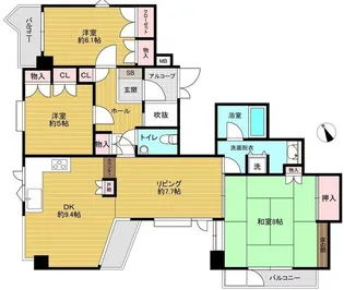 キャニオングラバード常盤台【2階】の間取り