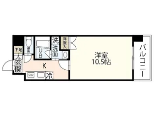 FLARE城北【2階】の間取り