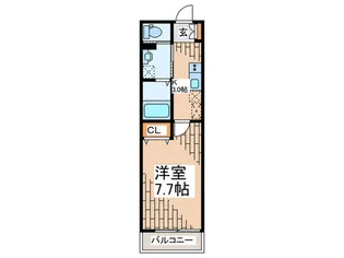 アーバンクレスト錦町【1階】の間取り