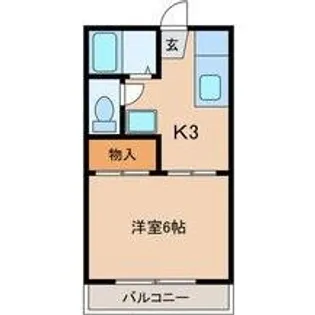 岐阜県土岐市泉島田町1【アパート】の間取り