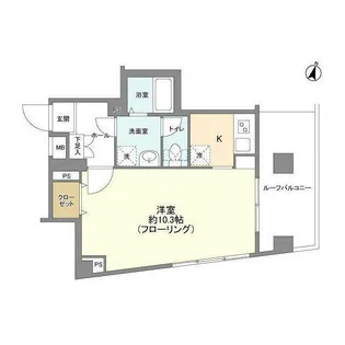 プレール学芸大学参番館【5階】の間取り