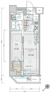 ベルグレード浅草DUE【6階】の間取り