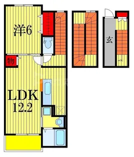 千葉県市川市北方町4【アパート】の間取り