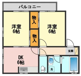 東京都葛飾区細田4【アパート】の間取り