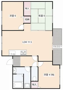 セントポリス【2階】の間取り