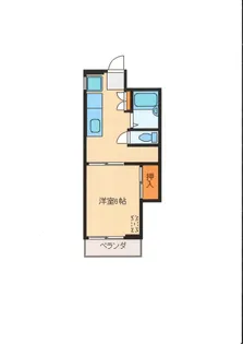 穀田ハイツ【3階】の間取り