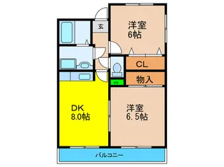 メゾン澤村【5階】の間取り