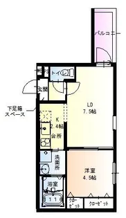 フジパレス和歌山駅南III番館【2階】の間取り