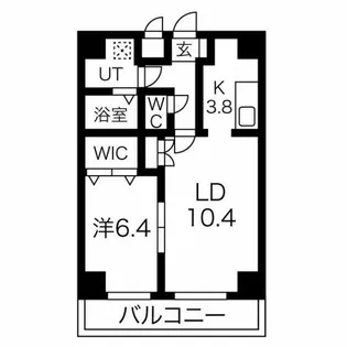 グランヴェーラ下河原【3階】の間取り