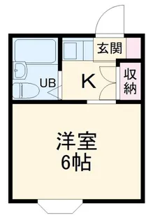 コーポヤマ【2階】の間取り