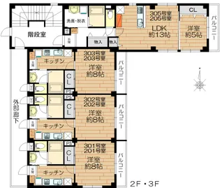 fu-you lumiereB.205【2階】の間取り