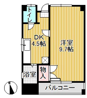 グリーンヒル和光【1階】の間取り