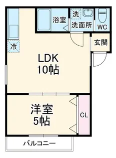 メゾン・ドゥ・アッシュ市川【2階】の間取り