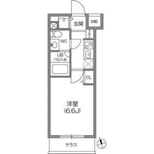 ガーラプレイス八幡山壱番館【1階】の間取り