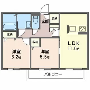 アートタウン【1階】の間取り