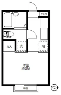 若林ビルII【3階】の間取り