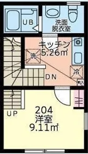 メゾンセレーヌ【2階】の間取り