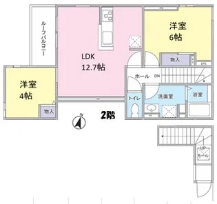 (仮称)蓮田AP【2階】の間取り