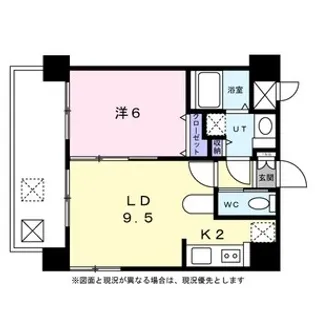 レインボータウン24【3階】の間取り